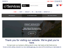 Tablet Screenshot of efservices.com.au